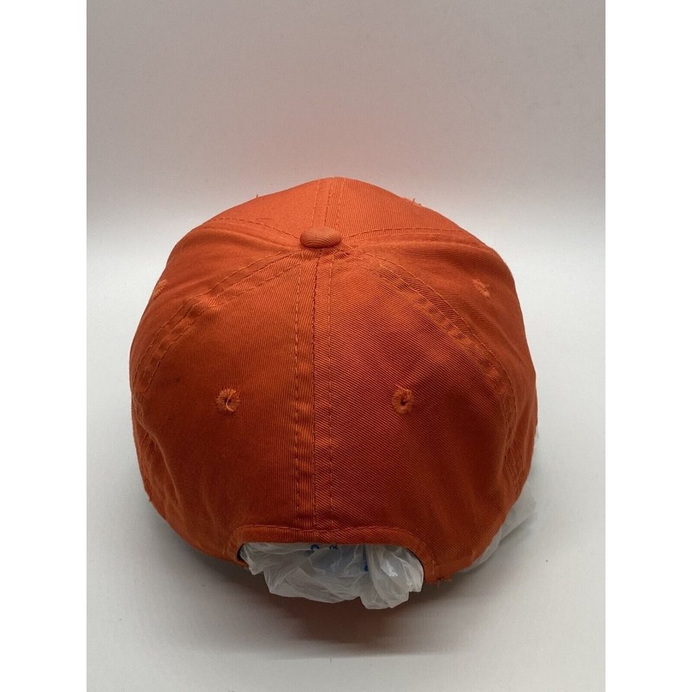 Virginia Tech Hokies Orange Adjustable Baseball Cap Hat Snap-back Signatures - Picture 11 of 12